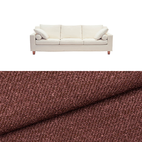 Klädsel till soffa Fogia Morris 3 sits Tyg Angola bouclé