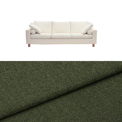 Klädsel till soffa Fogia Morris 3 sits Tyg Angola bouclé