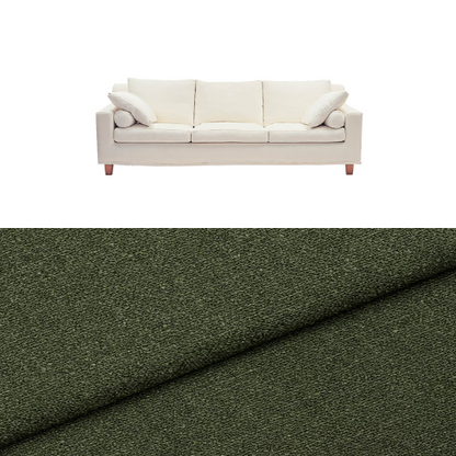 Klädsel till soffa Fogia Morris 3 sits Tyg Angola bouclé