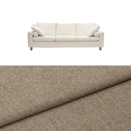 Klädsel till soffa Fogia Morris 3 sits Tyg Angola bouclé