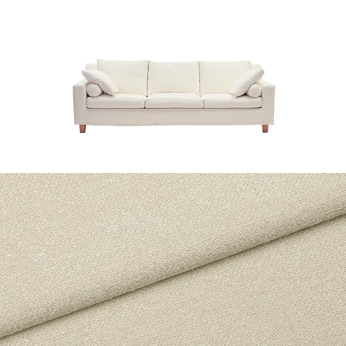 Klädsel till soffa Fogia Morris 3 sits Tyg Angola bouclé