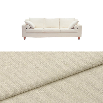 Klädsel till soffa Fogia Morris 3 sits Tyg Angola bouclé