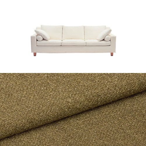 Klädsel till soffa Fogia Morris 3 sits Tyg Angola bouclé