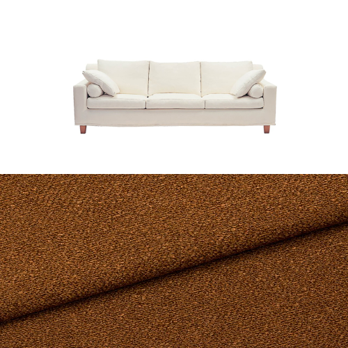 Klädsel till soffa Fogia Morris 3 sits Tyg Angola bouclé