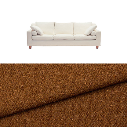 Klädsel till soffa Fogia Morris 3 sits Tyg Angola bouclé