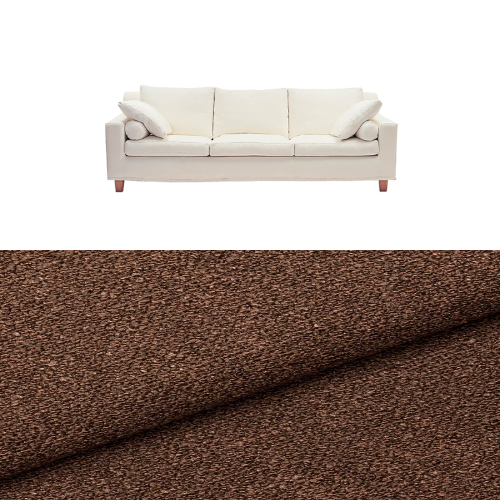 Klädsel till soffa Fogia Morris 3 sits Tyg Angola bouclé