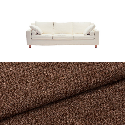 Klädsel till soffa Fogia Morris 3 sits Tyg Angola bouclé