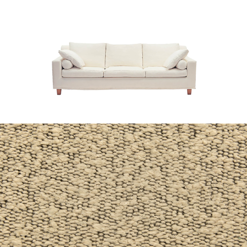 Klädsel till soffa Fogia Morris 3 sits Tyg Ascot bouclé