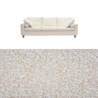 Klädsel till soffa Fogia Morris 3 sits Tyg Ascot bouclé