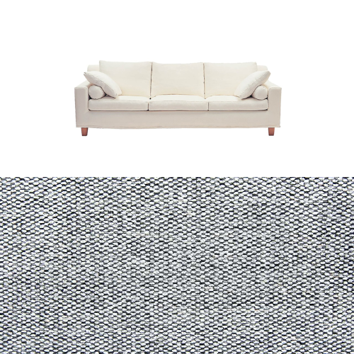 Klädsel till soffa Fogia Morris 3 sits Tyg Bergamo