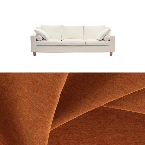 Klädsel till soffa Fogia Morris 3 sits Tyg Geneva