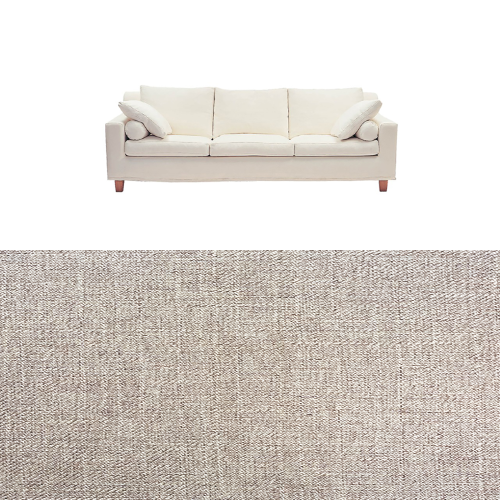 Klädsel till soffa Fogia Morris 3 sits Tyg Linea