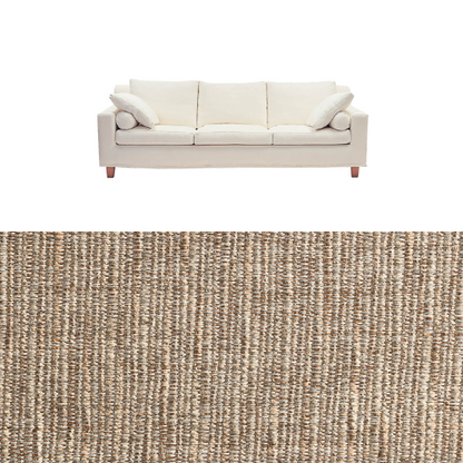 Klädsel till soffa Fogia Morris 3 sits Tyg Picasso