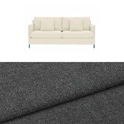 Klädsel till soffa Furninova Petito 3 sits Tyg Angola bouclé