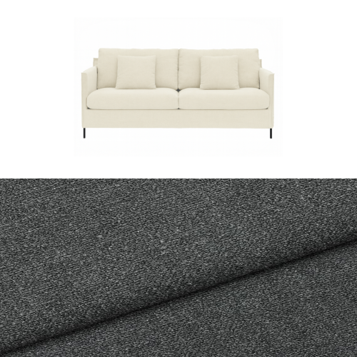 Klädsel till soffa Furninova Petito 3 sits Tyg Angola bouclé