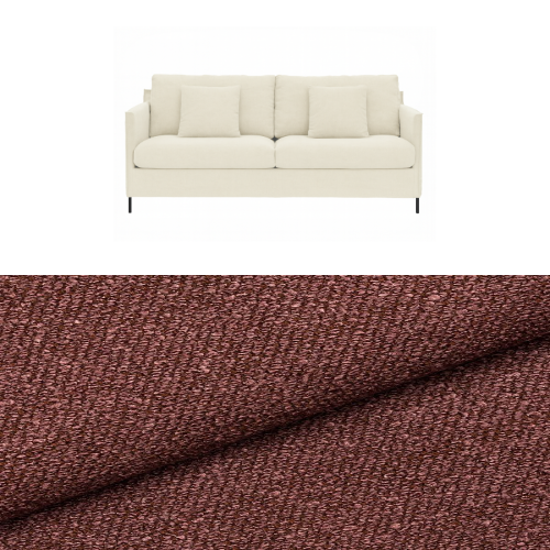 Klädsel till soffa Furninova Petito 3 sits Tyg Angola bouclé