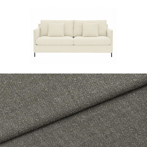 Klädsel till soffa Furninova Petito 3 sits Tyg Angola bouclé