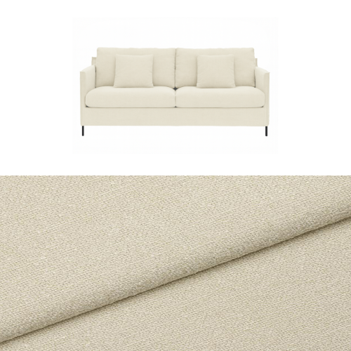 Klädsel till soffa Furninova Petito 3 sits Tyg Angola bouclé