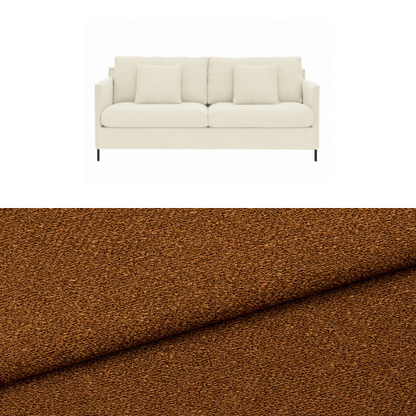 Klädsel till soffa Furninova Petito 3 sits Tyg Angola bouclé