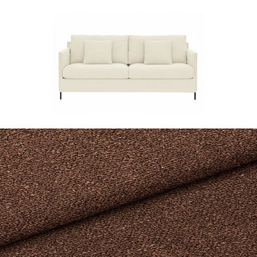 Klädsel till soffa Furninova Petito 3 sits Tyg Angola bouclé