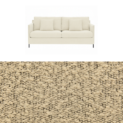 Klädsel till soffa Furninova Petito 3 sits Tyg Ascot bouclé