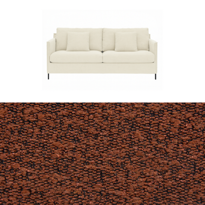 Klädsel till soffa Furninova Petito 3 sits Tyg Ascot bouclé