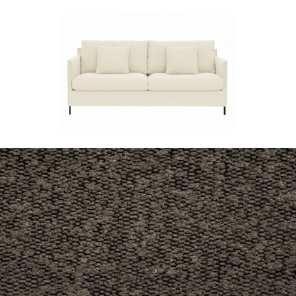 Klädsel till soffa Furninova Petito 3 sits Tyg Ascot bouclé