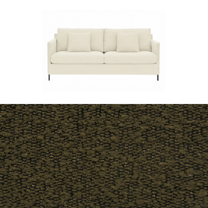 Klädsel till soffa Furninova Petito 3 sits Tyg Ascot bouclé