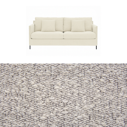 Klädsel till soffa Furninova Petito 3 sits Tyg Ascot bouclé