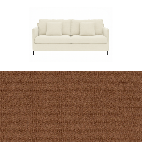 Klädsel till soffa Furninova Petito 3 sits Tyg Azalea
