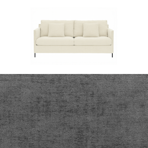 Klädsel till soffa Furninova Petito 3 sits Tyg Belfast