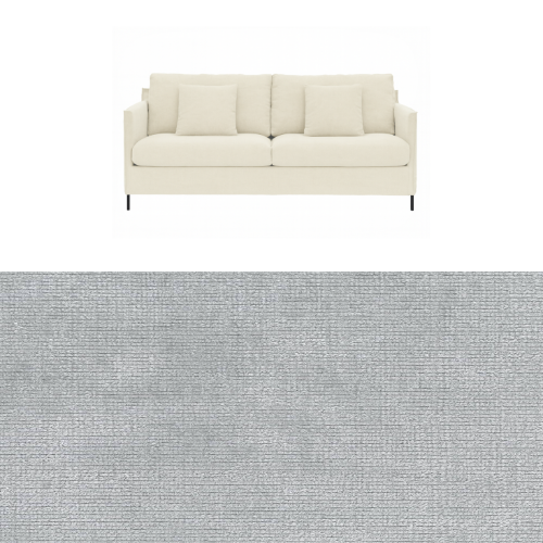 Klädsel till soffa Furninova Petito 3 sits Tyg Belfast