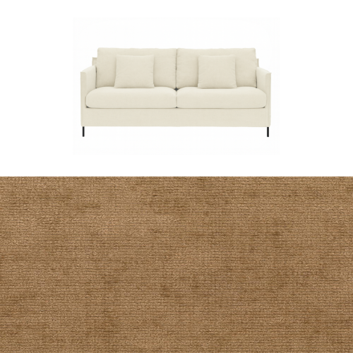 Klädsel till soffa Furninova Petito 3 sits Tyg Belfast