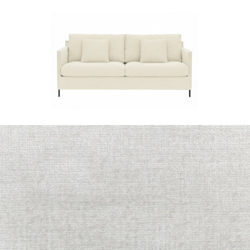 Klädsel till soffa Furninova Petito 3 sits Tyg Belfast