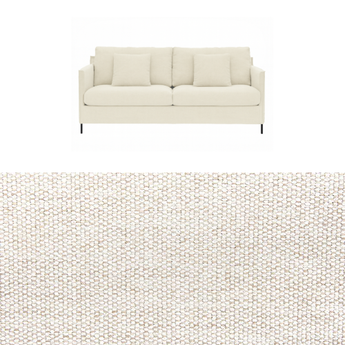 Klädsel till soffa Furninova Petito 3 sits Tyg Bergamo