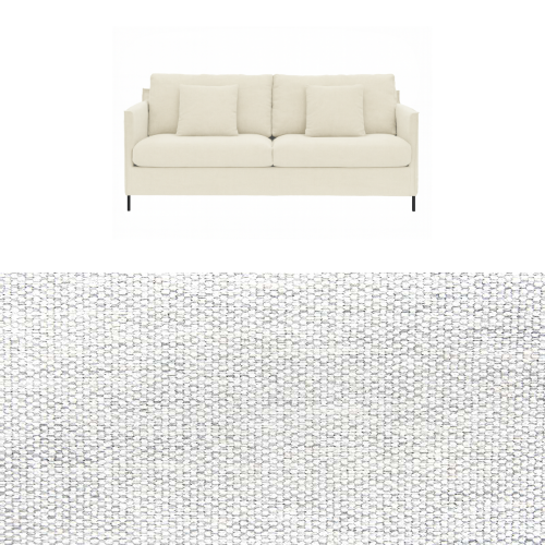 Klädsel till soffa Furninova Petito 3 sits Tyg Bergamo