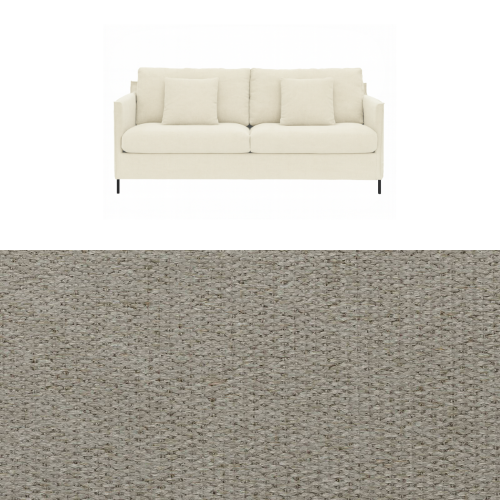 Klädsel till soffa Furninova Petito 3 sits Tyg Brooklyn