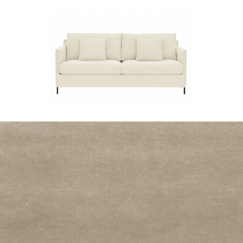 Klädsel till soffa Furninova Petito 3 sits Tyg Claude