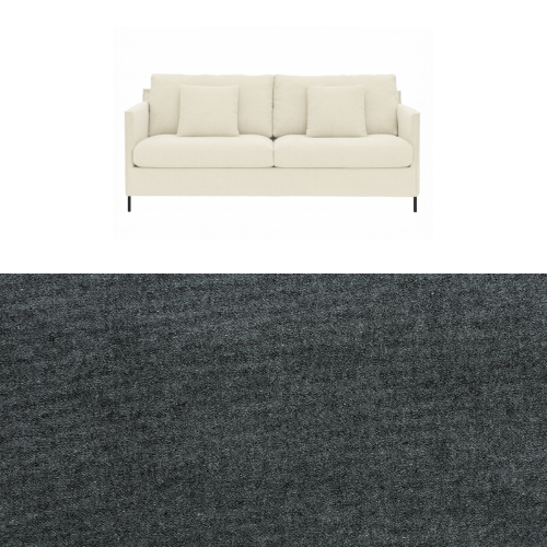 Klädsel till soffa Furninova Petito 3 sits Tyg Claude