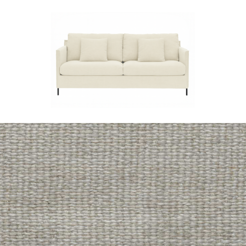 Klädsel till soffa Furninova Petito 3 sits Tyg Creta