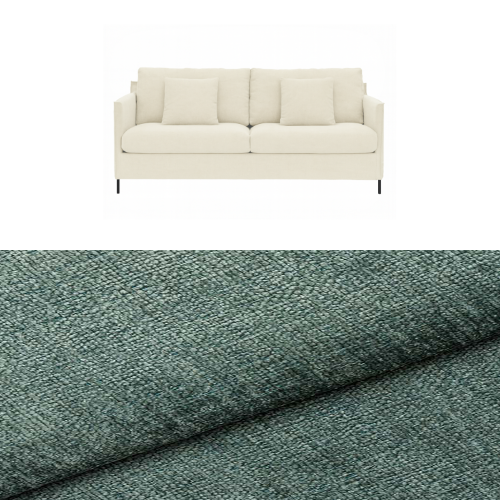 Klädsel till soffa Furninova Petito 3 sits Tyg Lemma Chenille