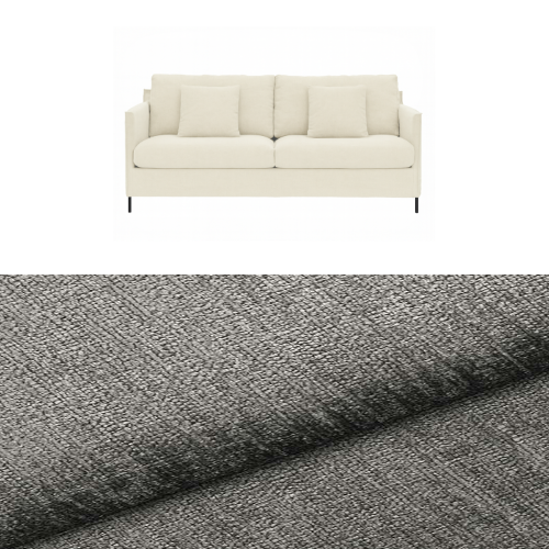 Klädsel till soffa Furninova Petito 3 sits Tyg Lemma Chenille