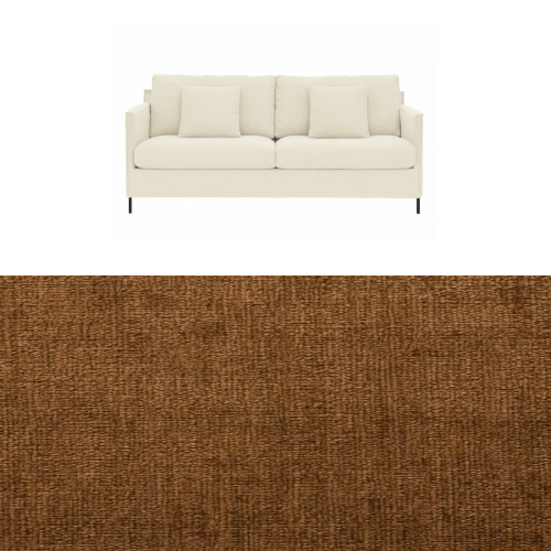 Klädsel till soffa Furninova Petito 3 sits Tyg Lemma Chenille