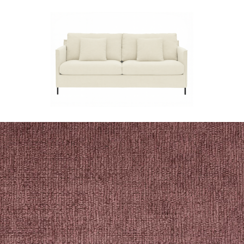 Klädsel till soffa Furninova Petito 3 sits Tyg Lemma Chenille