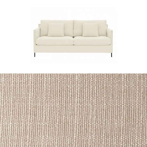 Klädsel till soffa Furninova Petito 3 sits Tyg Madeira