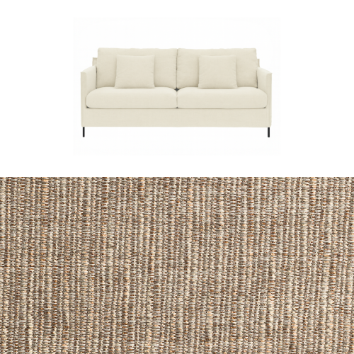 Klädsel till soffa Furninova Petito 3 sits Tyg Picasso