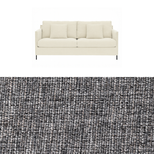 Klädsel till soffa Furninova Petito 3 sits Tyg Picasso