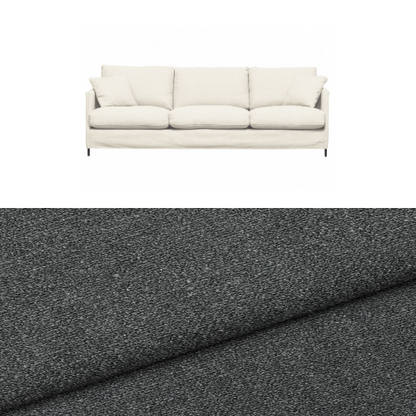 Klädsel till soffa Furninova Petito 4 sits Tyg Angola bouclé
