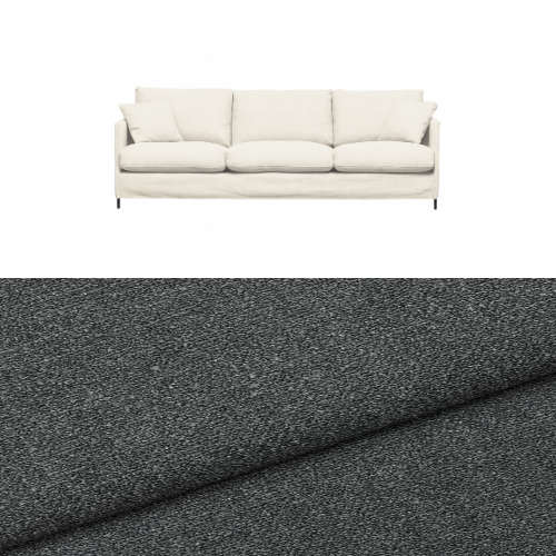 Klädsel till soffa Furninova Petito 4 sits Tyg Angola bouclé