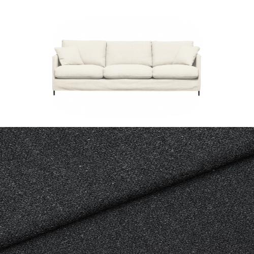 Klädsel till soffa Furninova Petito 4 sits Tyg Angola bouclé